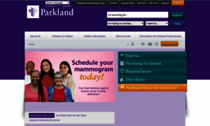 Parklandhealth.org thumbnail