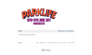 Parklife.eventgenius.co.uk thumbnail