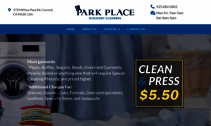 Parkplacediscountcleaners.com thumbnail