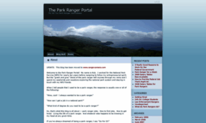 Parkrangerportal.wordpress.com thumbnail