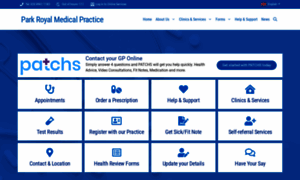 Parkroyalmedicalpractice.nhs.uk thumbnail