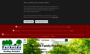 Parksidefamilypractice.nhs.uk thumbnail