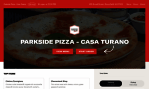 Parksidepizzamenu.com thumbnail