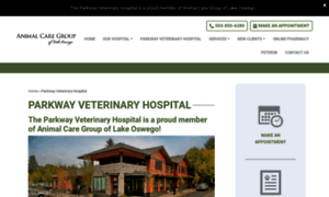 Parkwayvet.com thumbnail