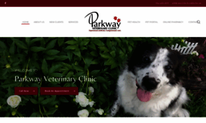 Parkwayvetclinics.com thumbnail