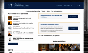 Paroissesaintcyrlecole.fr thumbnail