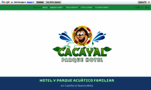 Parquehotelcacayal.com thumbnail