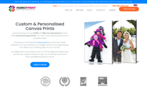 Parrotprintcanvas.com thumbnail