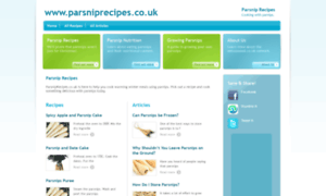 Parsniprecipes.co.uk thumbnail