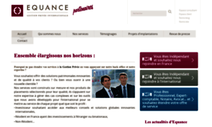 Partenaires.equance.com thumbnail