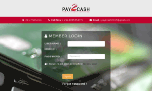 Partner.pay2cash.in thumbnail