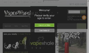 Partner.vaporwarehouse.com thumbnail