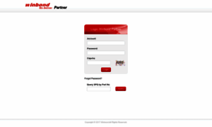 Partner.winbond.com thumbnail