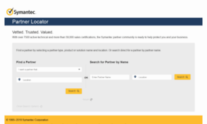 Partnerlocator.symantec.com thumbnail