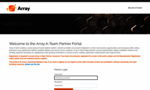 Partners.arraynetworks.com thumbnail