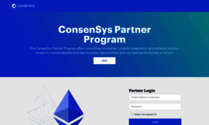 Partners.consensys.net thumbnail