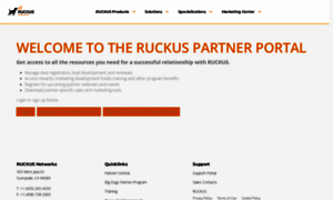 Partners.ruckuswireless.com thumbnail