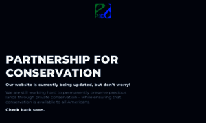 Partnershipforconservation.org thumbnail