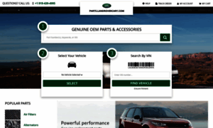 Parts.landrovercary.com thumbnail