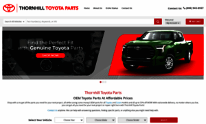 Parts.thornhilltoyota.com thumbnail