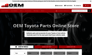 Parts.toyotaofcoolsprings.com thumbnail