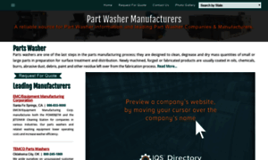 Partwashermanufacturers.com thumbnail