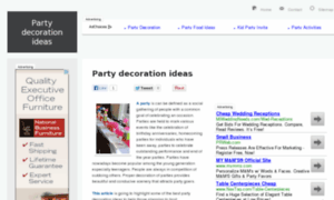 Party-decoration-ideas.info thumbnail