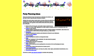 Party-planning-ideas.com thumbnail