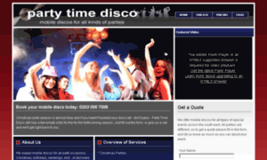 Party-time-disco.co.uk thumbnail