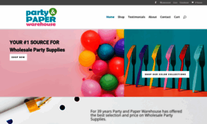 Partyandpaperwarehouse.com thumbnail
