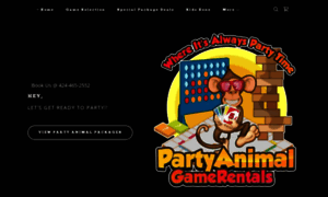 Partyanimalgamerentals.com thumbnail