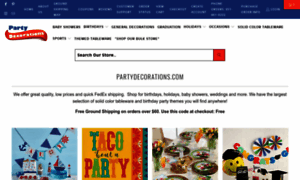 Partydecorations.com thumbnail