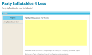 Partyinflatables4less.com thumbnail