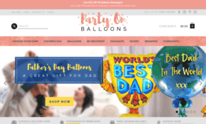Partyonballoons.co.uk thumbnail