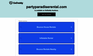Partyparadiserental.com thumbnail