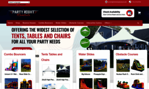 Partyrightrentals.com thumbnail