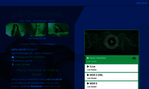 Partysecret.de thumbnail