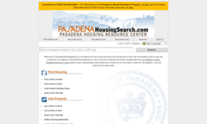 Pasadenahousingsearch.com thumbnail