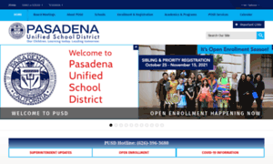 Pasadenausd.org thumbnail