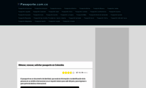 Pasaporte.com.co thumbnail