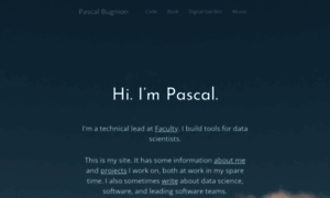 Pascalbugnion.net thumbnail