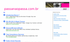 Passanaopassa.com.br thumbnail