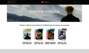 Passeurs-de-textes-lycee.lerobert.com thumbnail