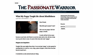 Passionatewarrior.com thumbnail