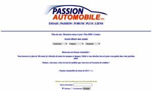 Passionautomobile.info thumbnail