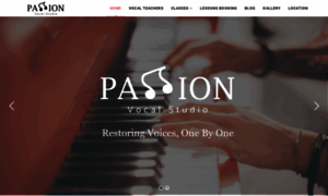 Passionvocalstudio.com thumbnail