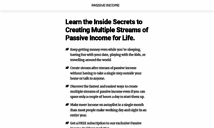 Passiveincome.com thumbnail