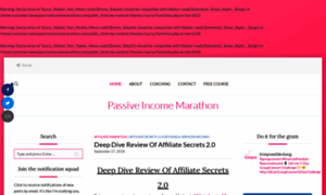 Passiveincomemarathon.com thumbnail