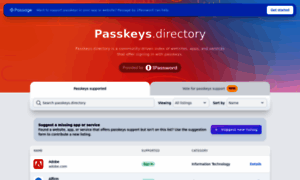 Passkeys.directory thumbnail