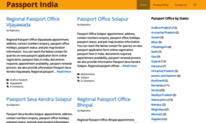 Passport-india.info thumbnail